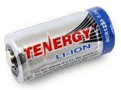 Tenergy RCR123A 3.0V 600mAh Li-Ion Rechargeable Battery
