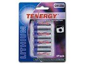 Tenergy 3V 1400mAh Lithium Primary CR123A Battery with PTC Protection