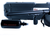 Explore the Air-Ordnance SMG .22 air gun on ReplicaAirguns.ca. Fully automatic and belt-fed, it delivers up to 600fps. The ultimate air gun experience. Buy now!