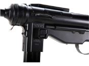 Explore the iconic Umarex Legends M3 Grease Gun on ReplicaAirguns.ca. This .177 caliber CO2 airgun features a 60-round magazine, blowback action, and a collapsible wire stock. Buy now!