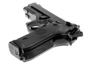 Explore the newest WE M9 Gas Blowback Airsoft Pistol. Professional training weapon with MEU rubberized grip, threaded barrel, and heavy-weight gas blowback. Buy now at ReplicaAirguns.ca.