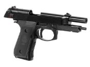 Explore the newest WE M9 Gas Blowback Airsoft Pistol. Professional training weapon with MEU rubberized grip, threaded barrel, and heavy-weight gas blowback. Buy now at ReplicaAirguns.ca.